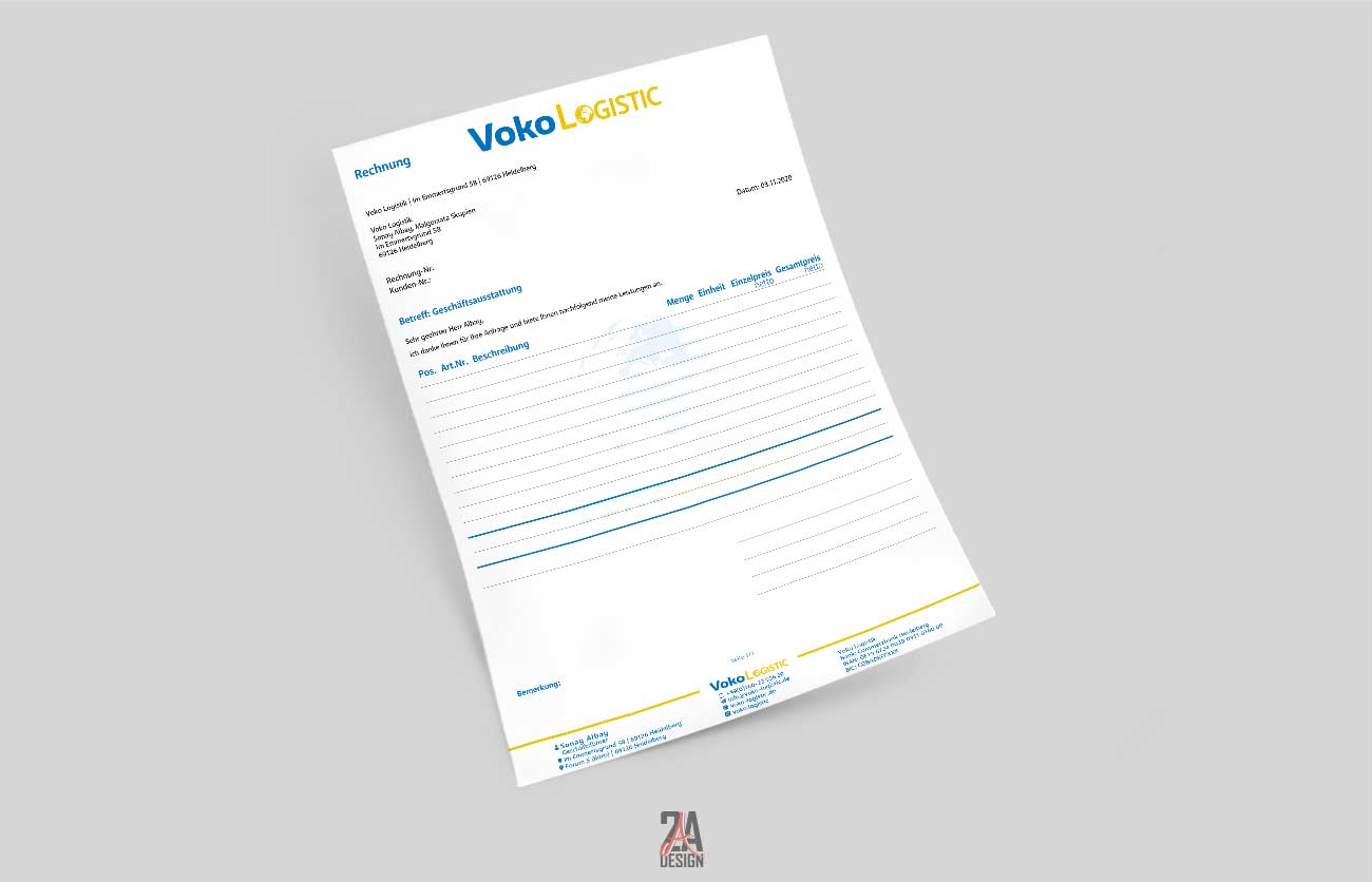 Briefpapier - Voko Logistic